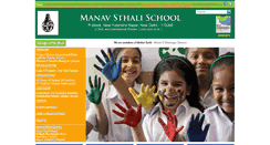 Desktop Screenshot of manavsthalischool.com